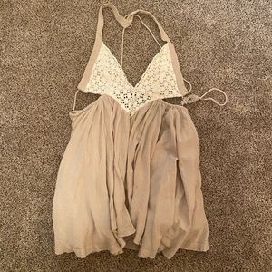 Free People cut out dress